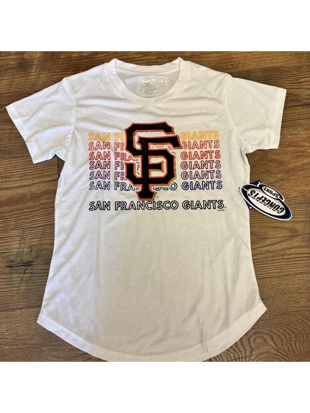 MLB San Francisco Giants white womens t-shirt S